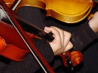 Picture of someone playing the violin